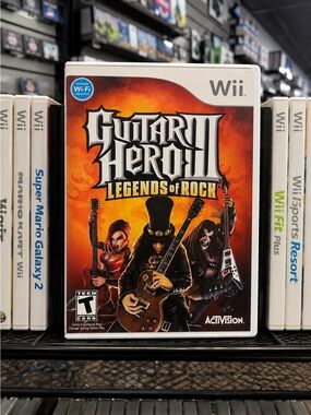 Guitar Hero III: Legends of Rock Wii Complete CIB Tested